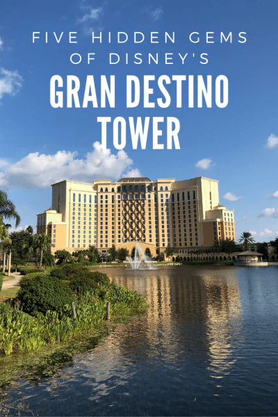 Grand Destino Tower overlooking lake
