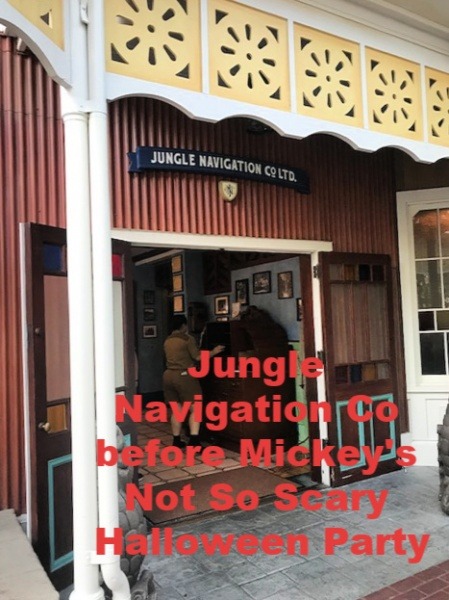 Jungle Navigation Co Before Mickey's Not So Scary Halloween Party