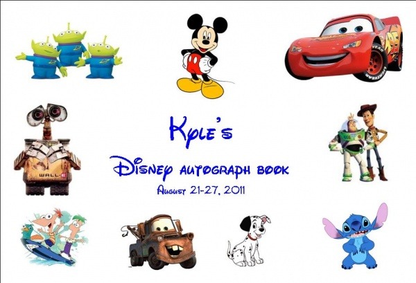 DIY Disney autograph book