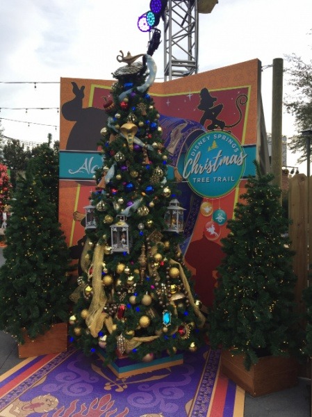 Aladdin Tree The Christmas Tree Trail at Disney Springs