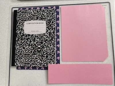 Notebook Cut Paper