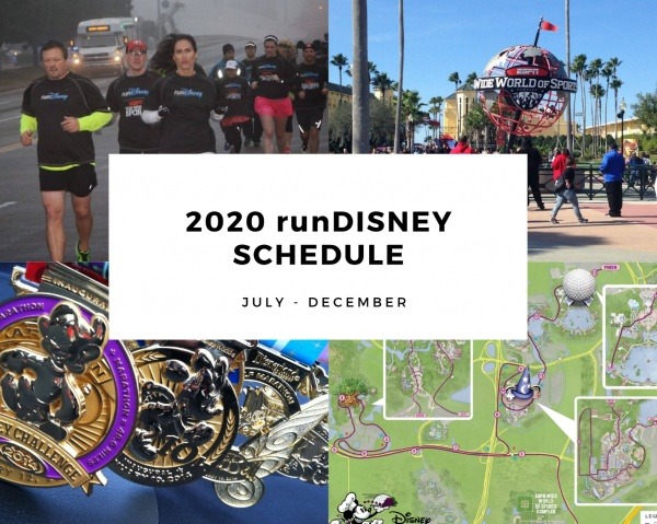 2020runDisney Calendar