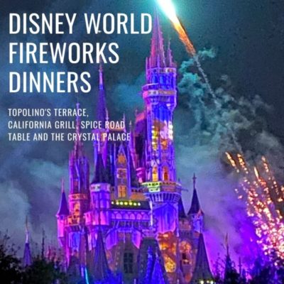 Disney Fire Works Dinners