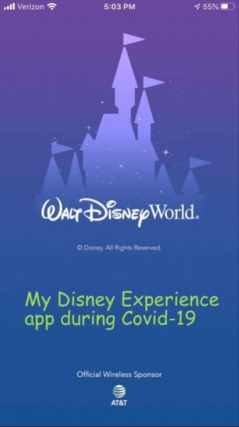 My Disney Experience app