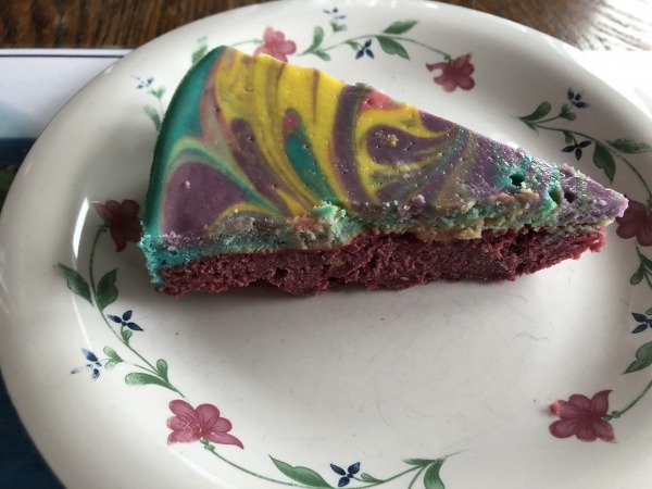 Tie Dye Cheesecake