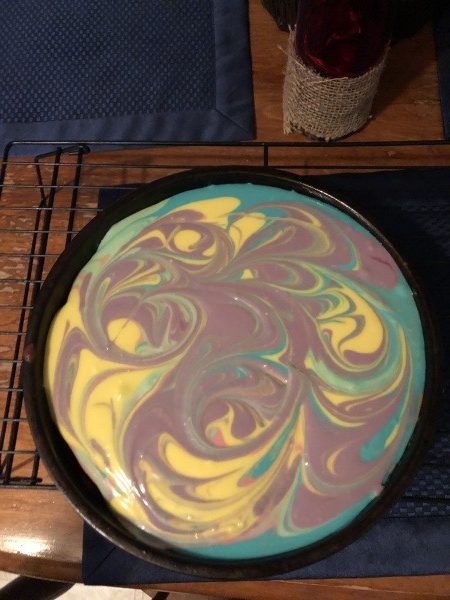Tie Dye Cheesecake