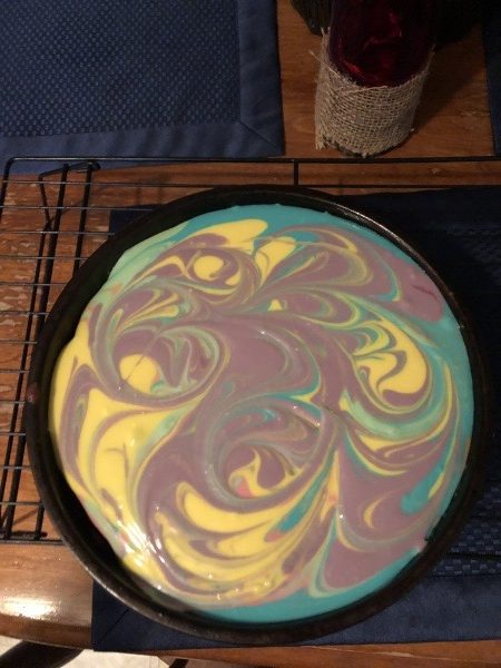 Tie Dye Cheesecake