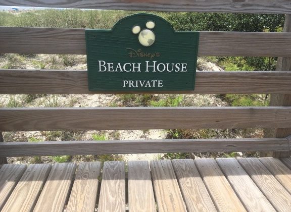 Sign for Beach House