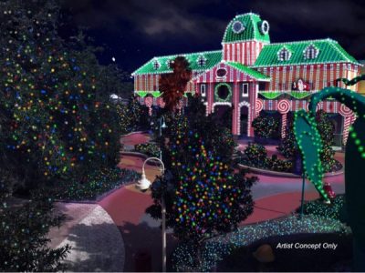 Towne Hall will be decked in holiday lights