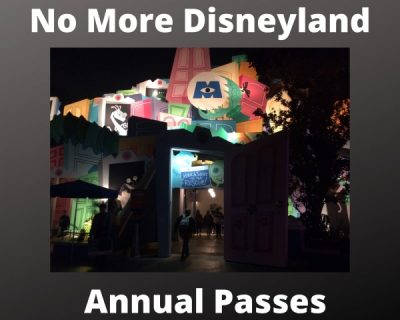 Disneyland Annual Passes No More