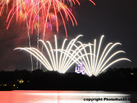 Fierworks from Polynesian Beach