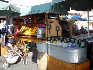 Disneyland Snack Cart Menus