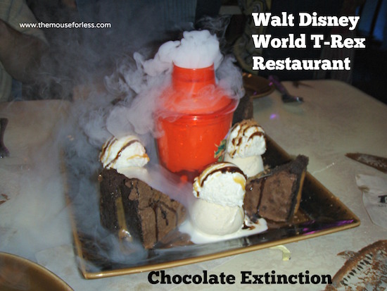 Chocolate Extinction at T-Rex Restaurant at Disney Springs Marketplace #DisneyDining #DisneySprings