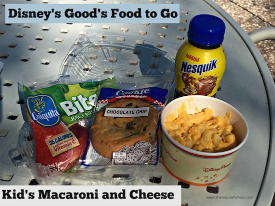 Kids' at Macaroni and Cheese at Good's Food To Go at Old Key West #DisneyDining #OldKeyWest