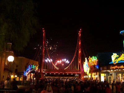 Fireworks from DCA