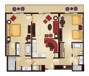 2-Bedroom Floor Plan