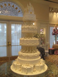 Walt Disney World Customized Wedding Cake