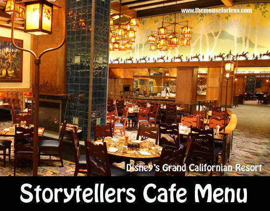 Storytellers Café Menu