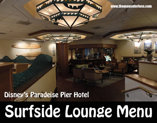 Surfside Lounge Menu