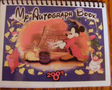 Homemade Disney Autograph Books