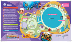 Epcot Map for Kids