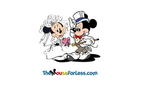 Disney Wedding Luggage Tag Back