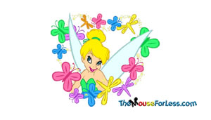 Tinkerbell Luggage Tag Back
