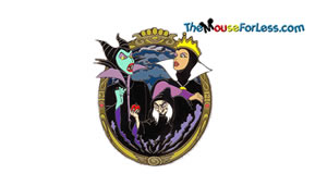 Disney Female Villains Luggage Tag Back