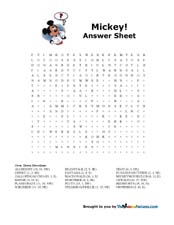 Disney Word Search