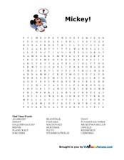 Disney Word Search