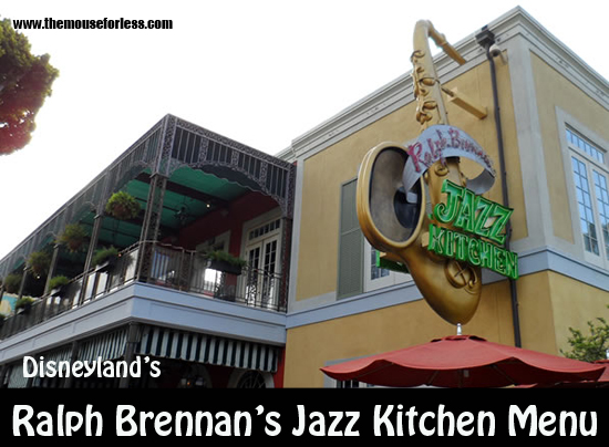 Ralph Brennan's Jazz Kitchen Menu