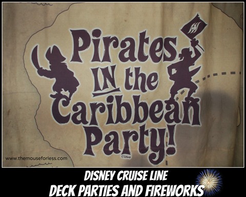 Disney Cruise Line Deck Parties and Fireworks