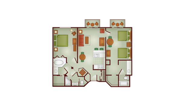 2 Bedroom