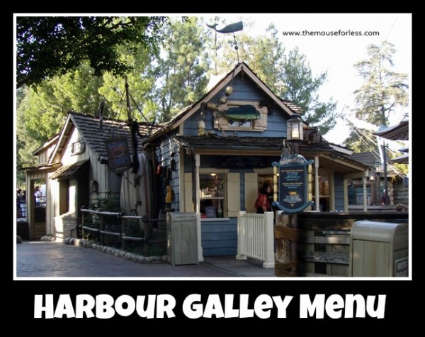 Harbour Galley Menu