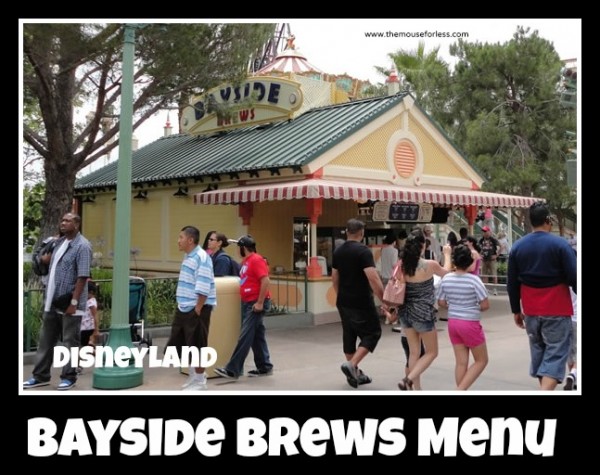 Bayside Brews menu