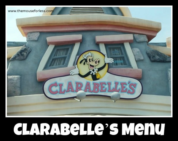 Clarabelle's Hand Scooped Ice Cream Menu