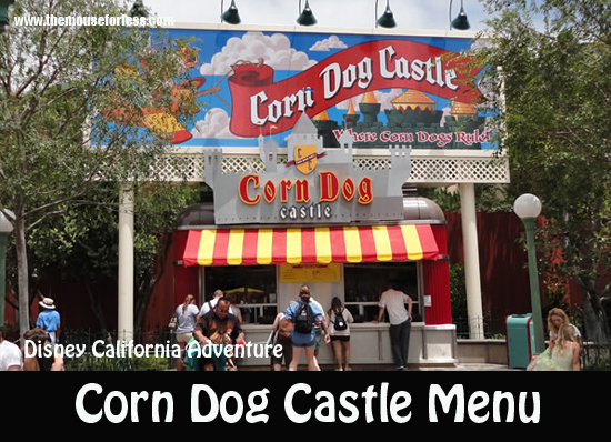 Corn Dog Castle Menu