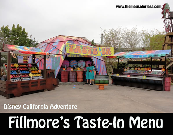 Fillmore's Taste-In Menu