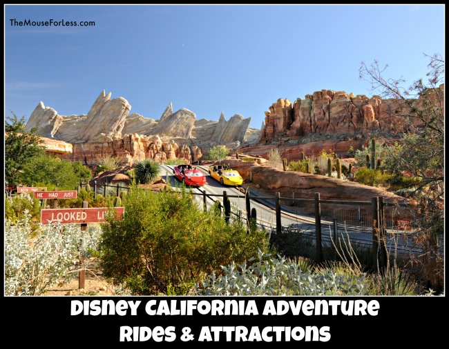 Disney California Adventure Rides & Attractions