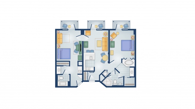 Boardwalk Villas 2 Bedroom