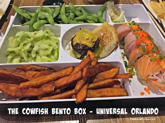 The Cowfish Menu bento box