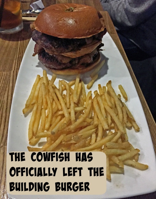 The Cowfish Menu cowfish burger