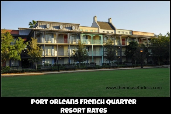Port Orleans French Quarter Resort Rates