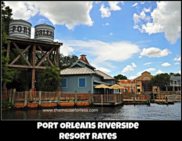 Port Orleans Riverside Resort Rates
