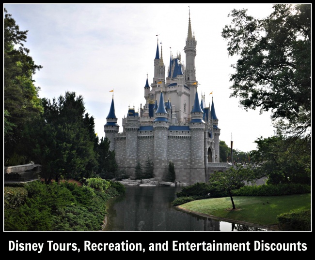 Disney Tours, Recreations and Entertainment Discounts