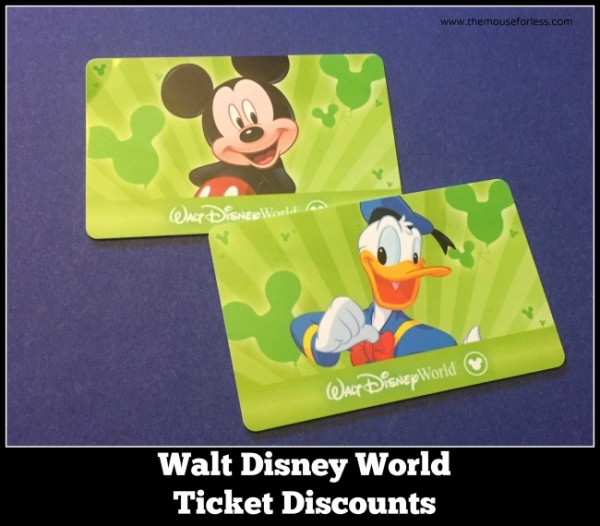 Walt Disney World ticket discounts