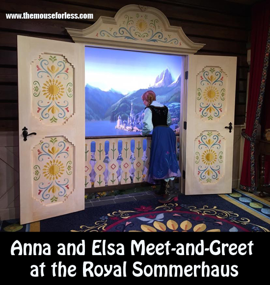 Anna and Elsa Meet-and-Greet at the Royal Sommerhaus