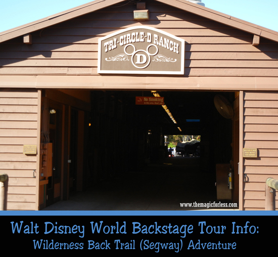 Wilderness Back Trail Segway Adventure at Walt Disney World