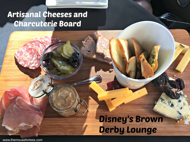 The Hollywood Brown Derby Lounge Artisanal Cheeses and Charcuterie Board