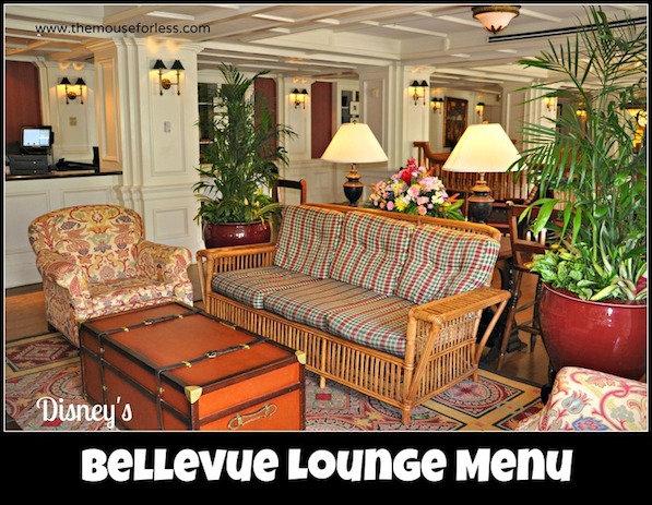 Bellevue Lounge at Disney's Boardwalk Resort #DisneyDining #BoardwalkInn